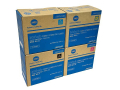 Genuine Konica Minolta TNP49 Toner Cartridge Set (TNP49K, TNP49C, TNP49M, TNP49Y)