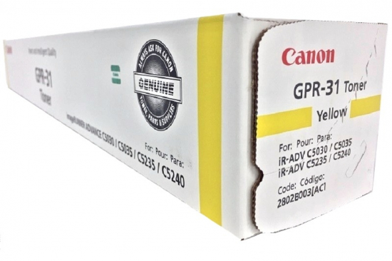 NEW GENUINE Canon GPR-31 Toner cartridge OEM Magenta Black Yellow Cyan 